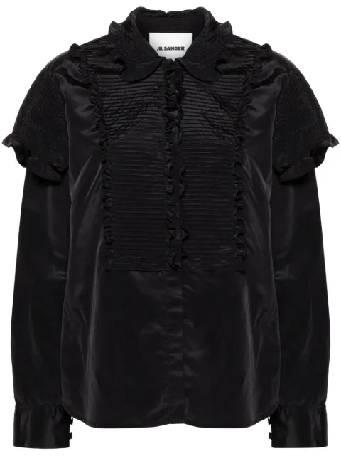 Jil Sander ruffled button-up blouse