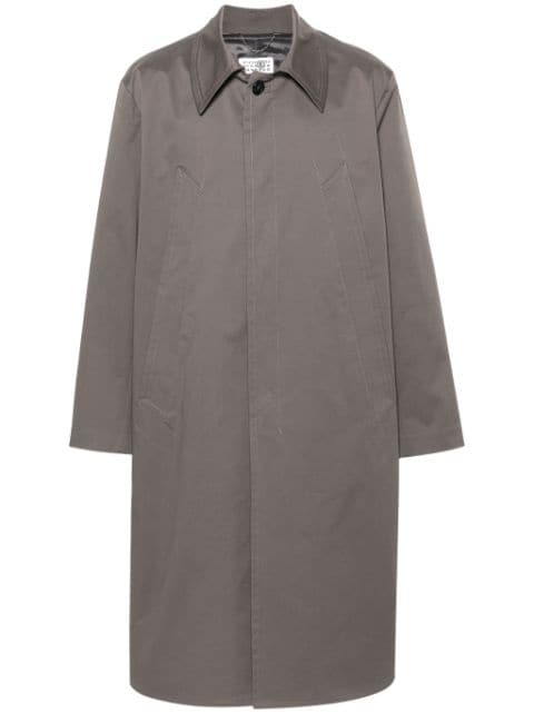 MM6 Maison Margiela single-breasted trench coat