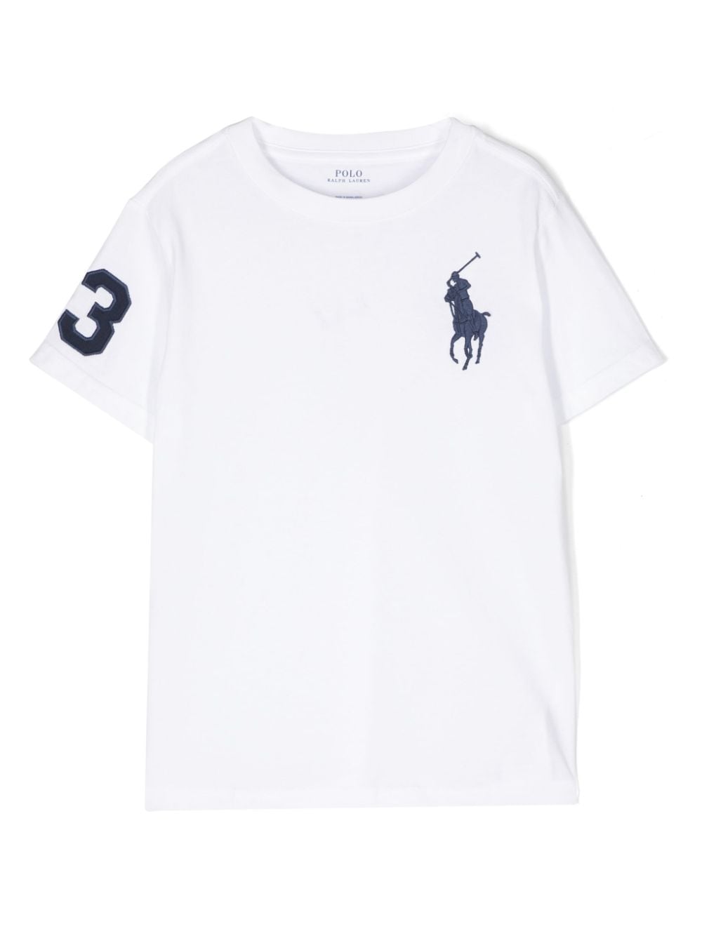 Shop Ralph Lauren Polo Pony Cotton T-shirt In White