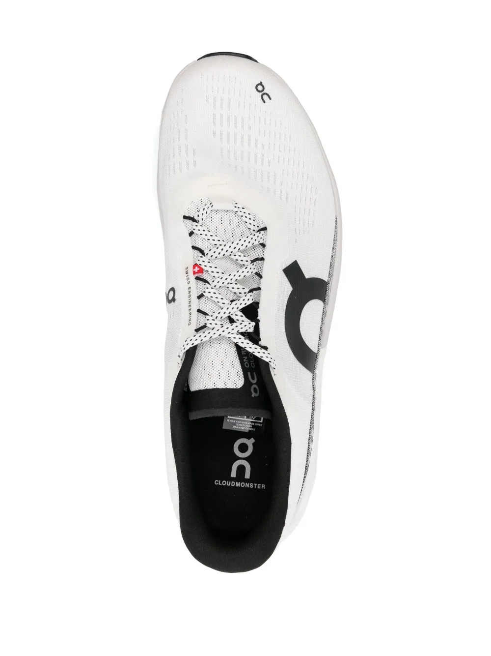 Shop On Running Cloudmonster 2 Mesh Sneakers In White