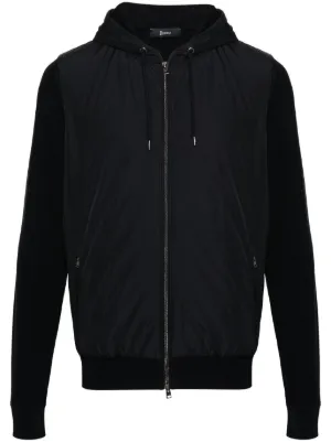 Moose Knuckles ジップアップ パーカー | ブラック | FARFETCH JP