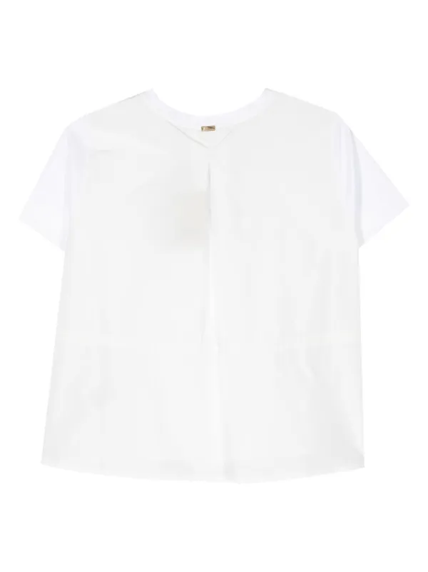 【関税&送料込】Herno T-shirts and Polos White JERSEY CREPE T-SHIRT in White for Men | Herno®
