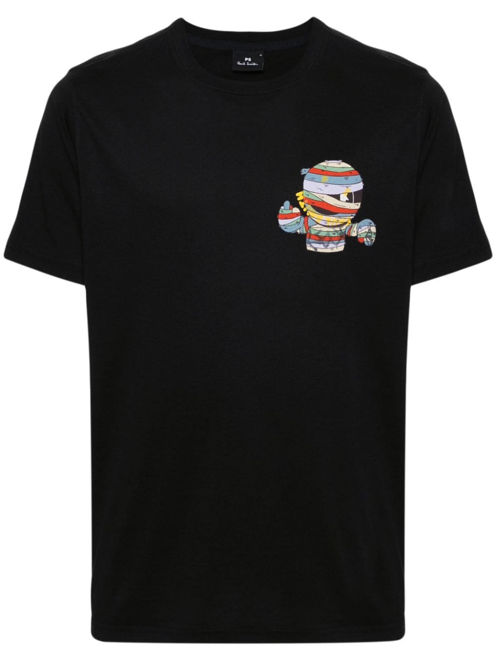 PS Paul Smith T-Shirt aus Bio-Baumwolle mit Print - Schwarz
