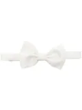 Tagliatore satin bow tie - Neutrals