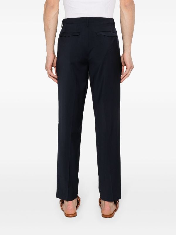 Barena pleat-detailing wool trousers - Blue