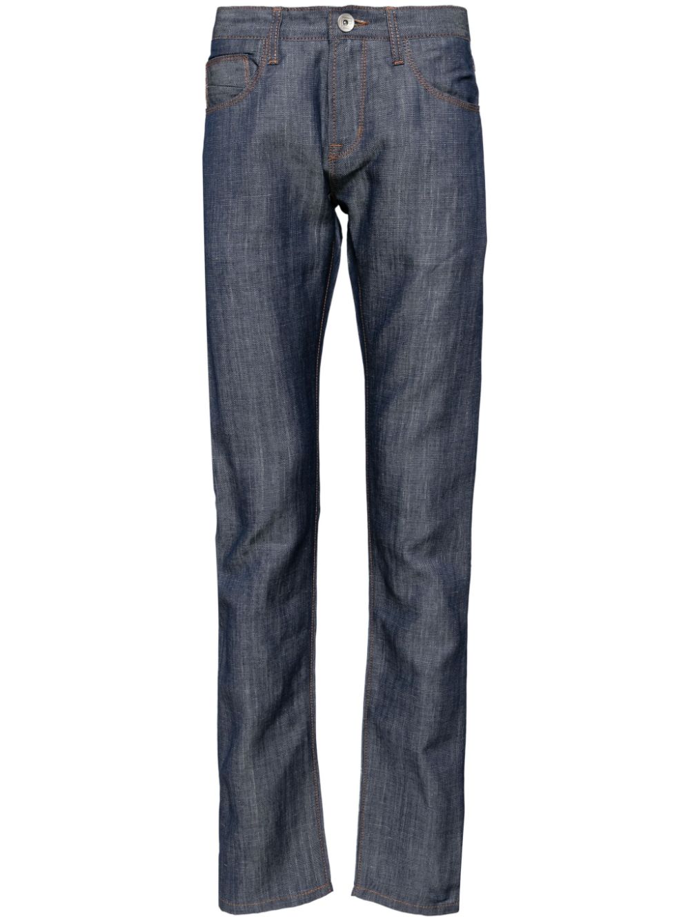 Private Stock The James Straight-leg Jeans In Medium Indigo