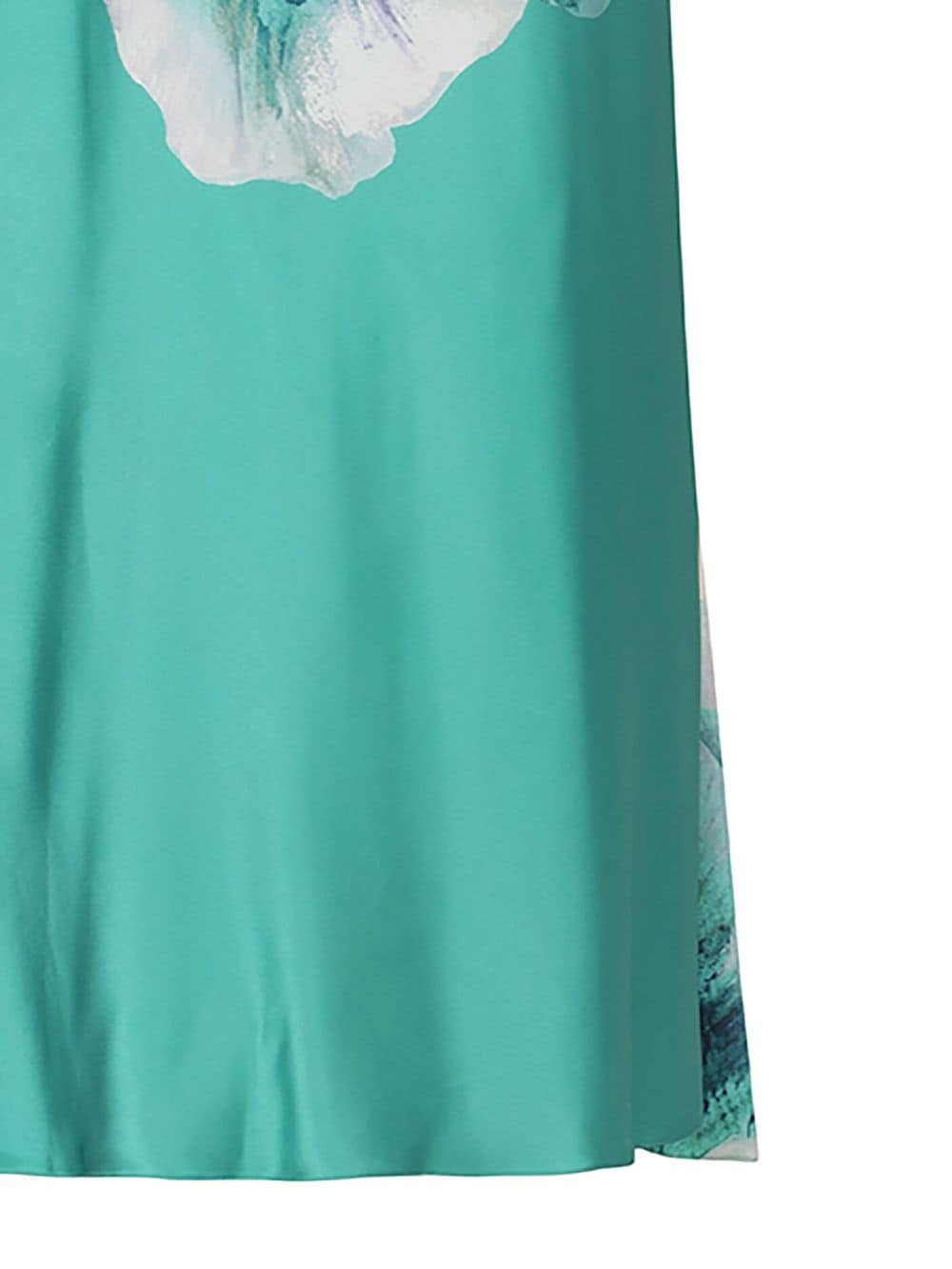Shop Silvia Tcherassi Sherry Halterneck Silk Gown In Green