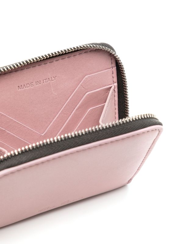 Rick Owens Leather zip-up Wallet | Pink | FARFETCH IE