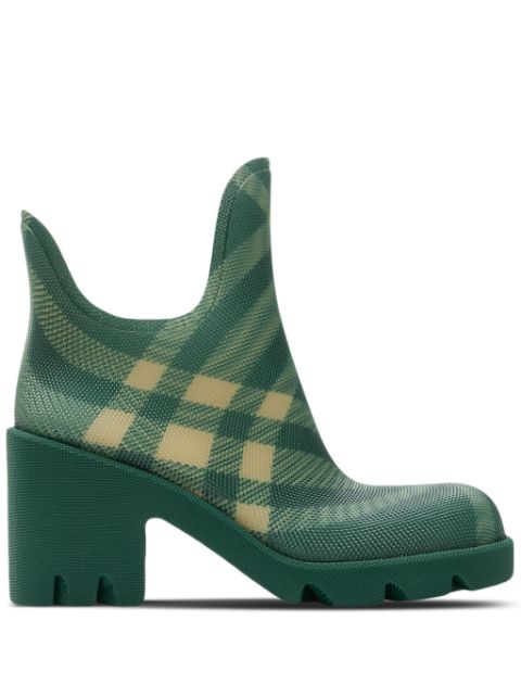 Burberry Marsh checked rubber boots Women