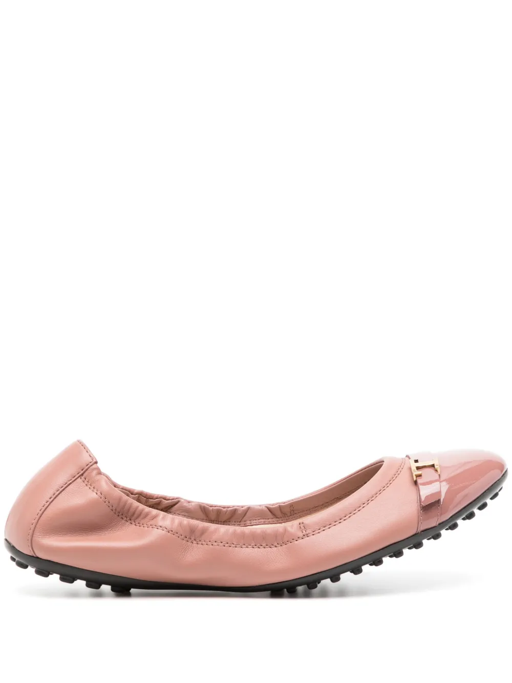 Tod's Dee leren ballerina's Roze