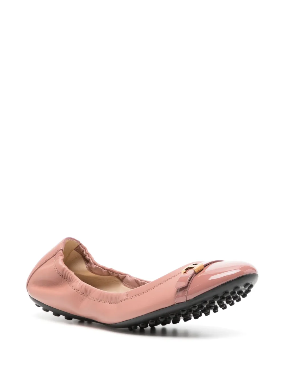 Tod's Dee leren ballerina's - Roze