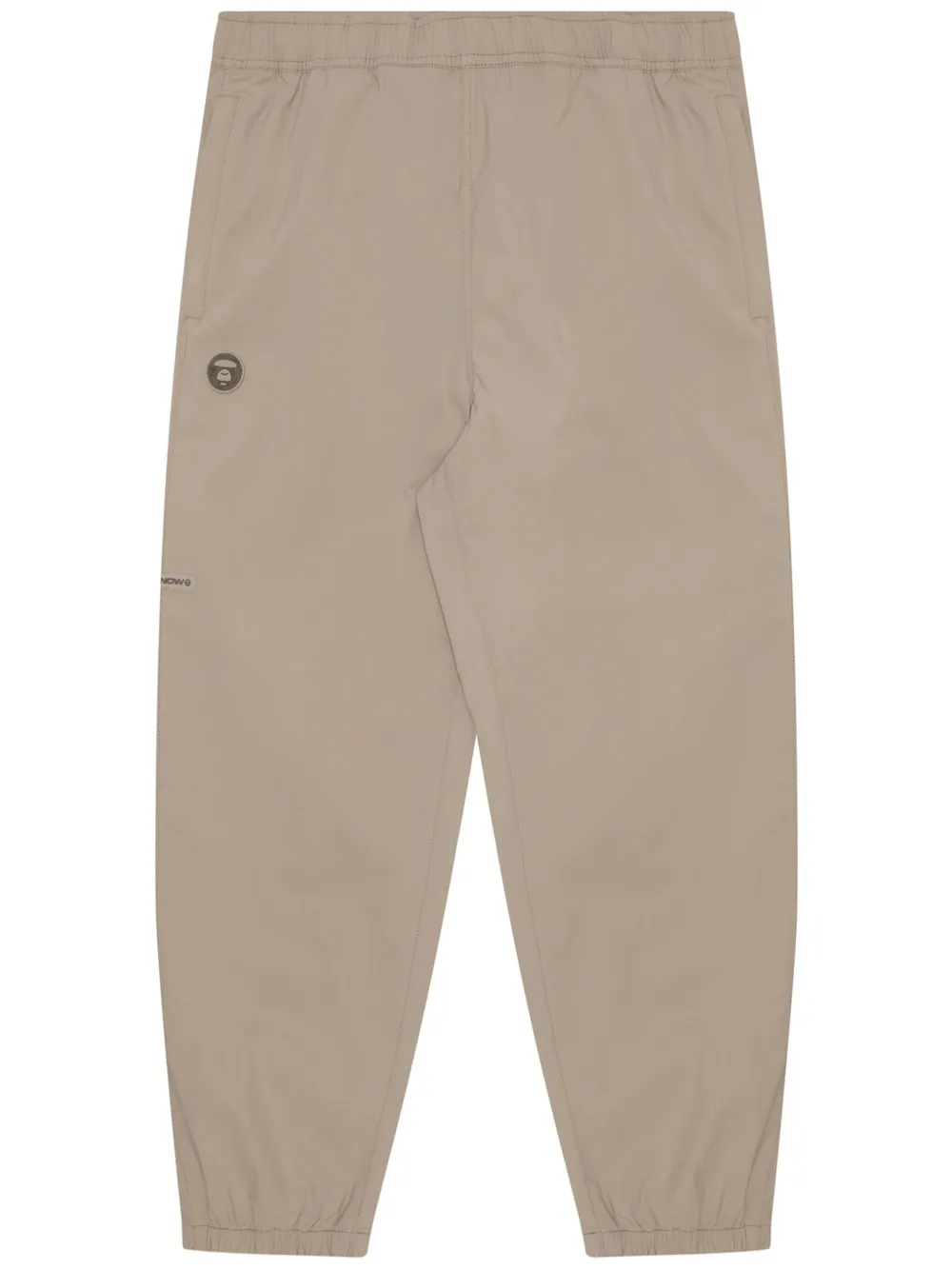 AAPE BY *A BATHING APE® logo-appliqué cargo trousers - Neutrals