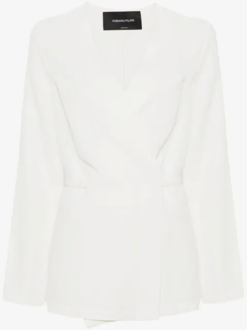 Fabiana Filippi Gewickelter Blazer ohne Revers