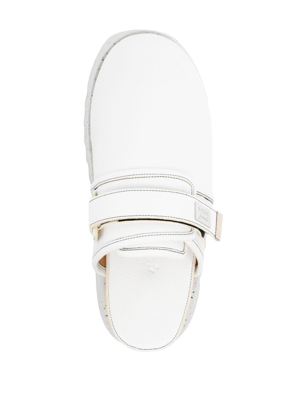 Shop Suicoke X Marsell Zavo Leather Mules In White