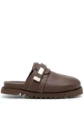 Suicoke x Marsell Zavo leather mules - Brown