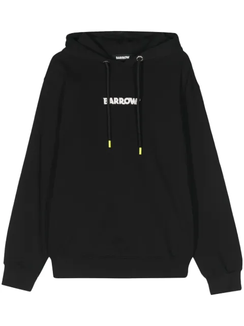 BARROW logo-print cotton hoodie