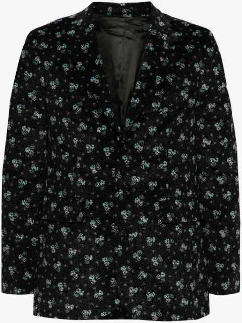 BODE Chicory floral-print corduroy blazer