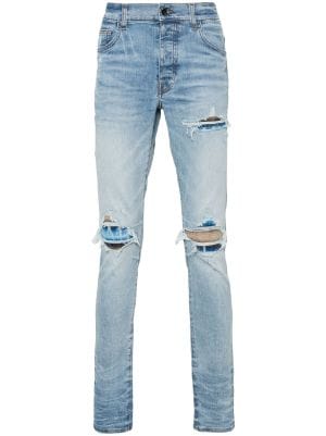 AMIRI Playboy Magazine Skinny Jean Aged Black Men's - PF21 - US