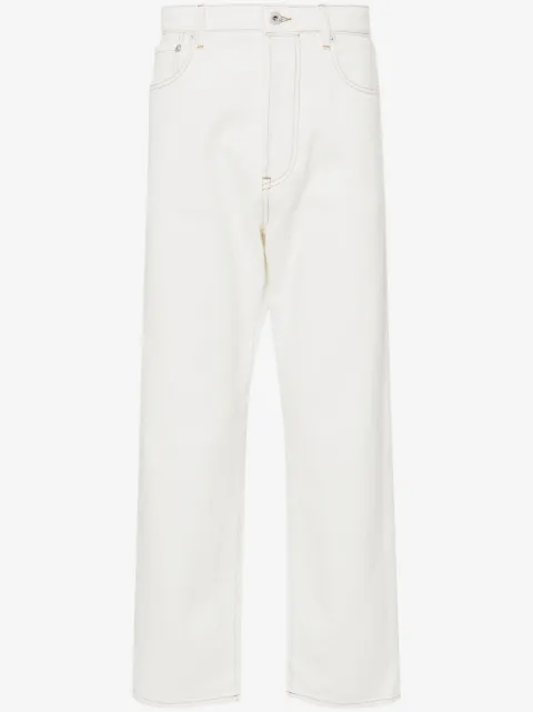 Kenzo Asagao cropped straight-leg jeans