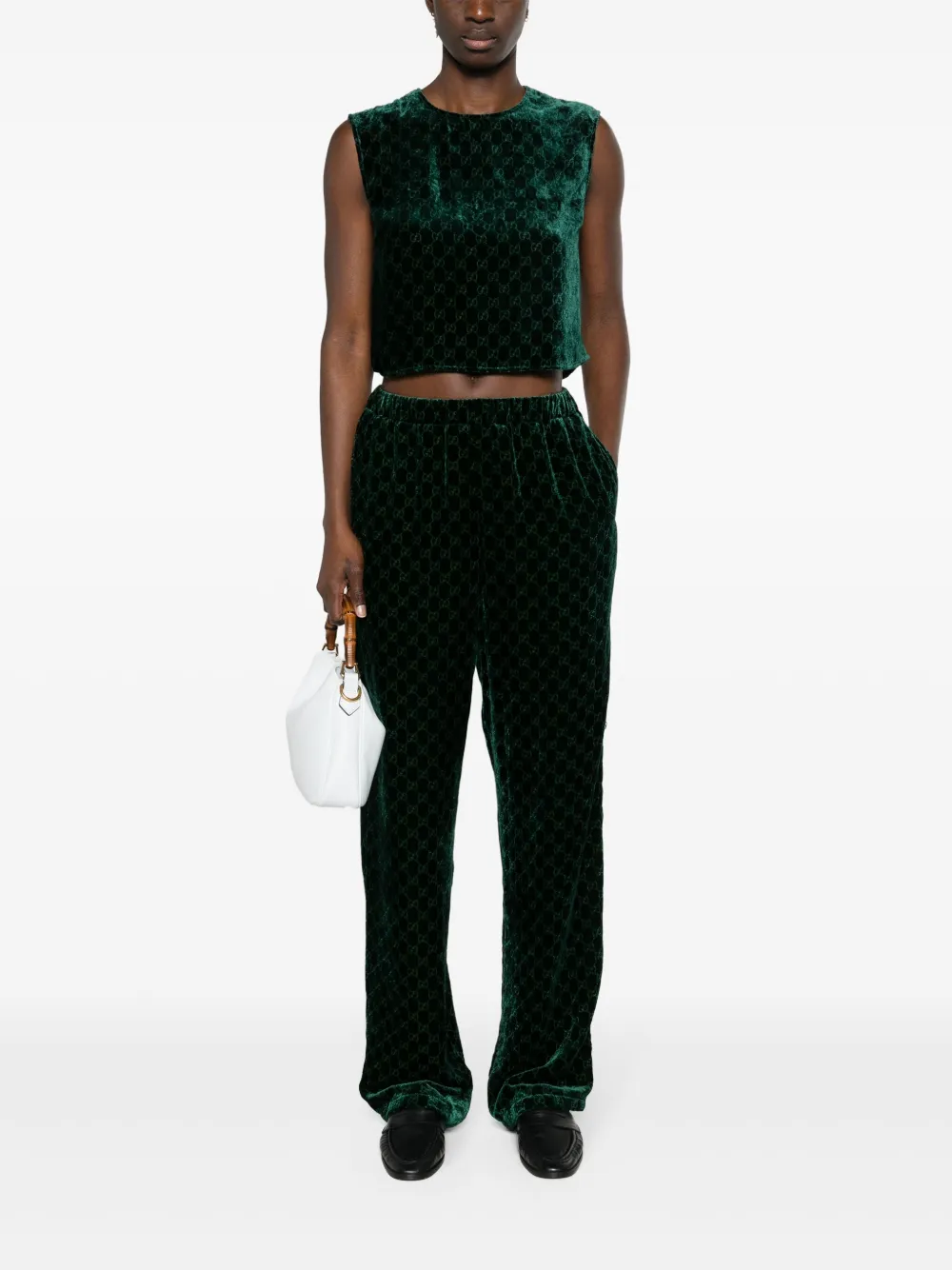 Gucci GG Supreme velvet tank top | Vests & Tank Tops | Image 2