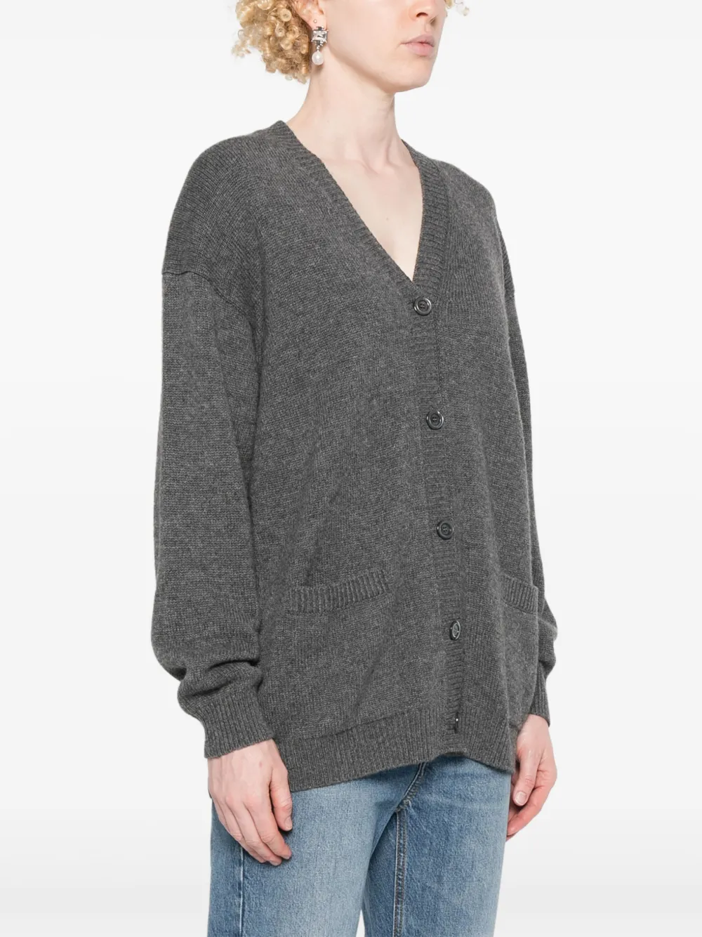 Gucci Cashmere Cardigan Grey FARFETCH