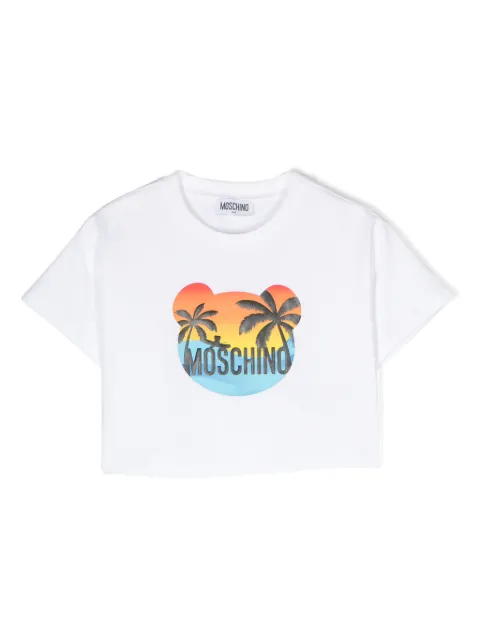 Moschino Kids logo-print T-shirt