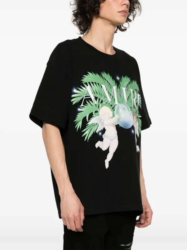 AMIRI MA クアッド XO Tシャツ ブラック モダンなデザインが魅力 AMIRI Ma Quad T-shirt | Black | FARFETCH