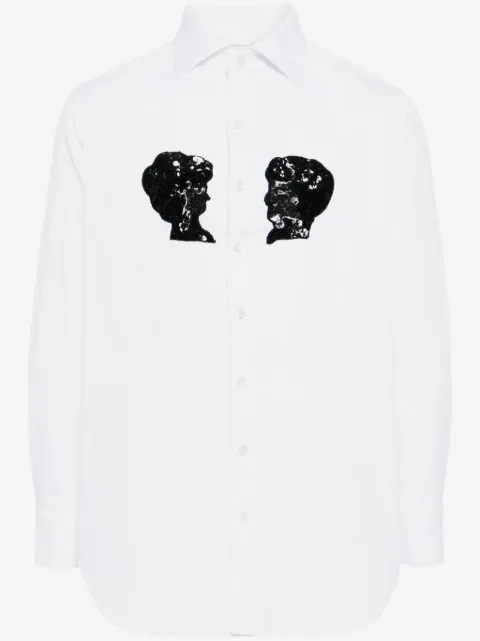 BODE camisa con detalles de lentejuelas