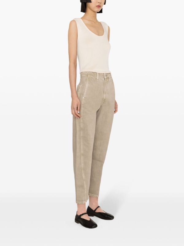 LEMAIRE: Khaki Seamless Tank Top