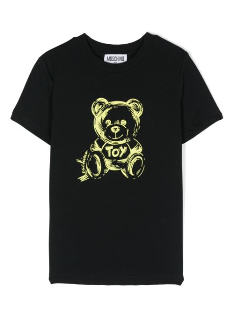 Moschino Kids Teddy Bear cotton T-shirt