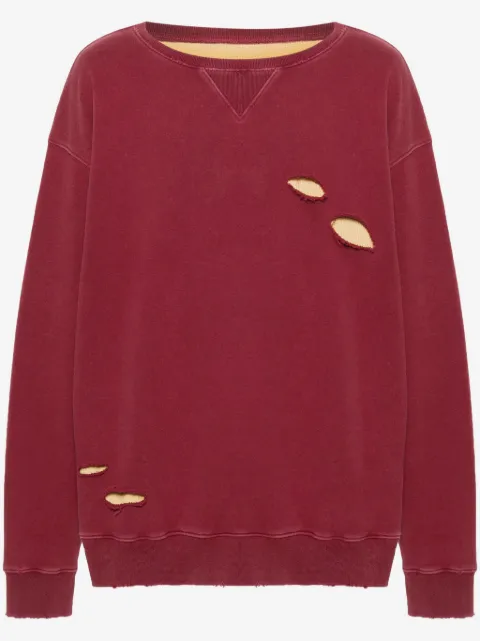 Maison Margiela sweat superposé à effet usé