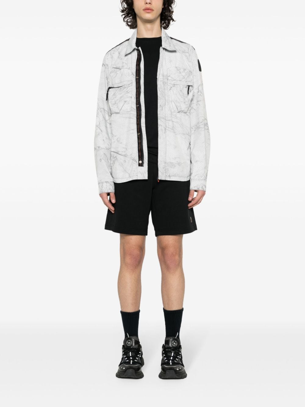Shop Parajumpers Millard Pr Waterproof Jacket In White