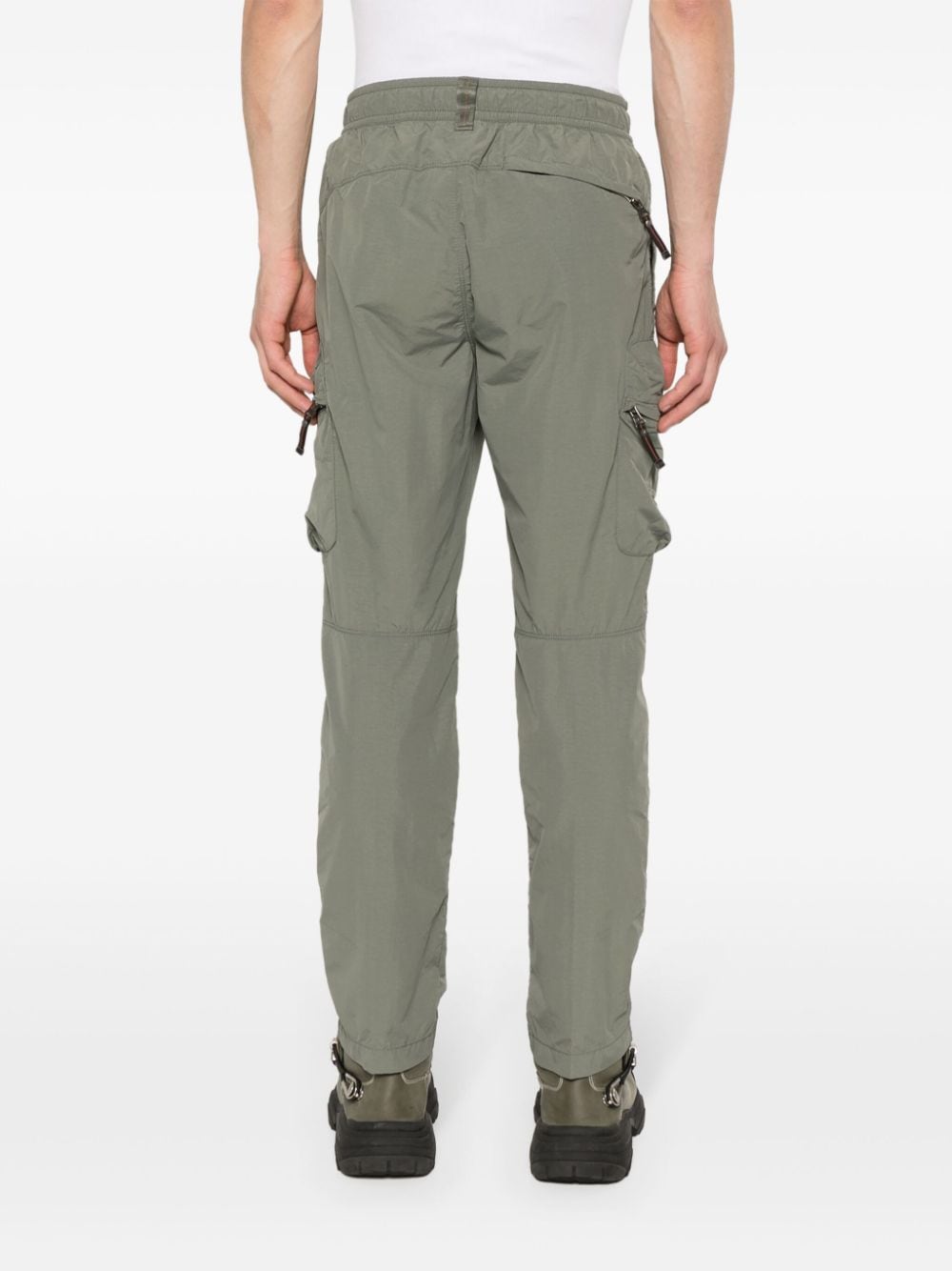 Shop Parajumpers Sheldon Logo-patch Cargo Pants In Green