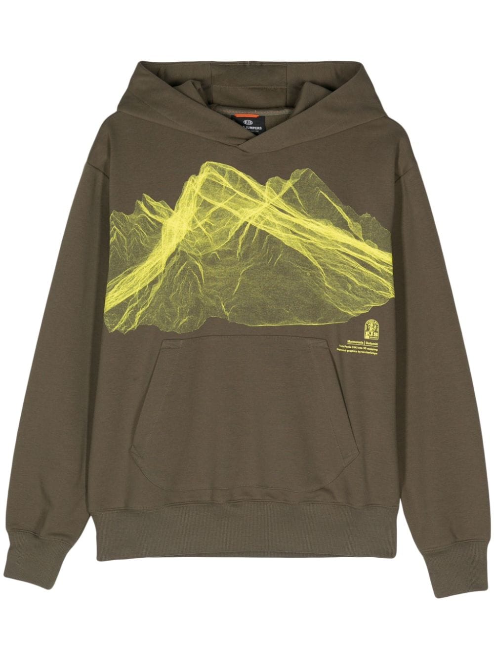 Latemar mountain-print hoodie