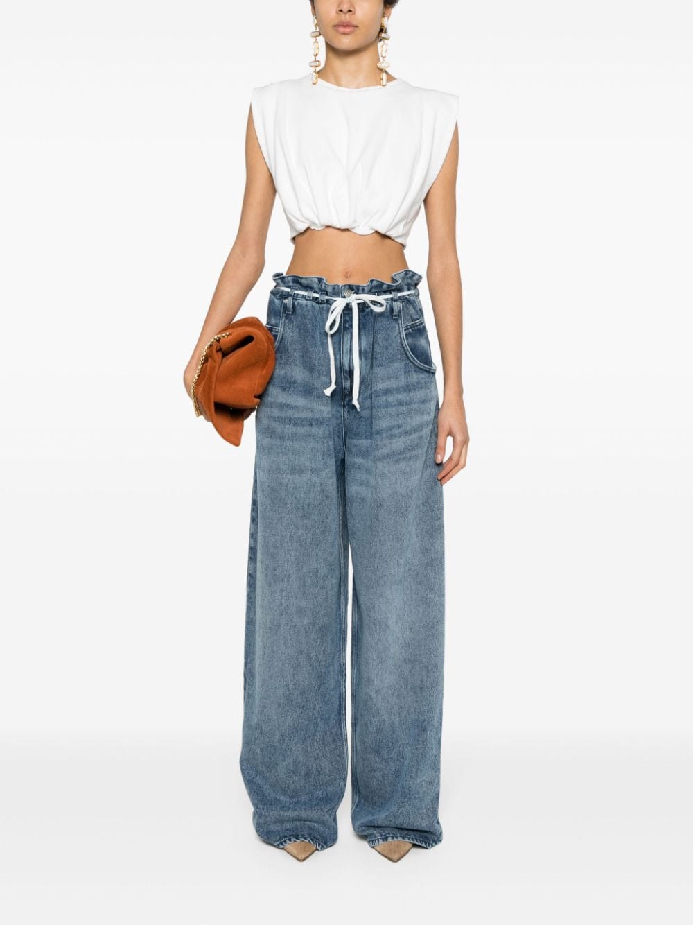 Shop Isabel Marant Jordy Straight-leg Jeans In Blau