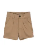 BOSS Kidswear pleated stretch-jersey shorts - Neutrals