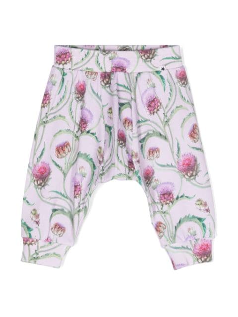 Molo shorts deportivos con estampado floral