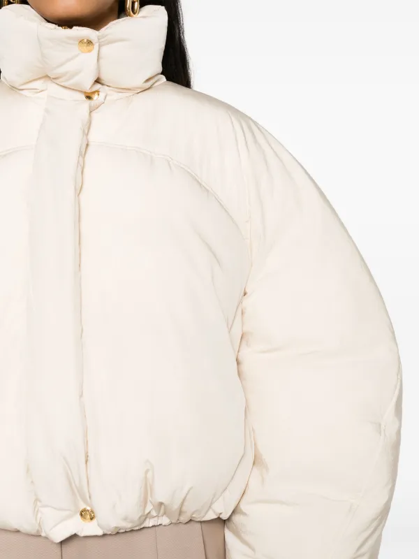 Jacquemus La Doudoune Courte Caraco Jacket | Neutrals | FARFETCH