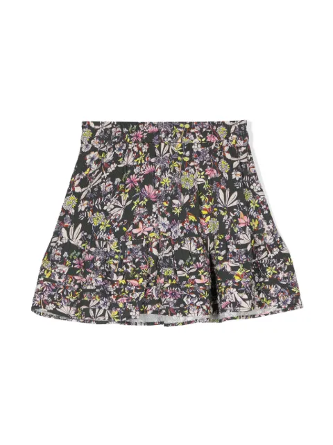 Zadig & Voltaire Kids floral-print flared skirt