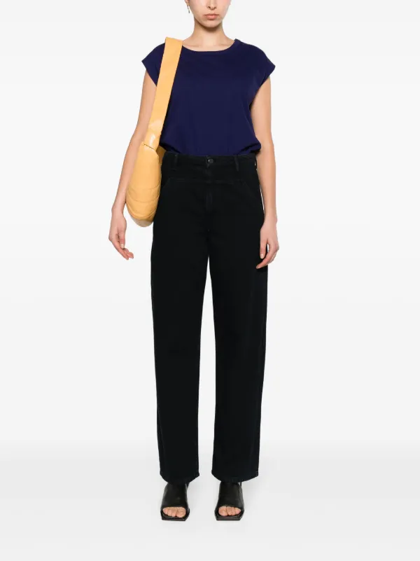 LEMAIRE キャップスリーブ Tシャツ | パープル | FARFETCH JP