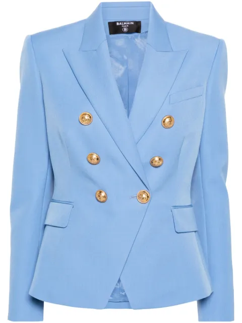 Balmain Blazer Lion Signature com abotoamento duplo