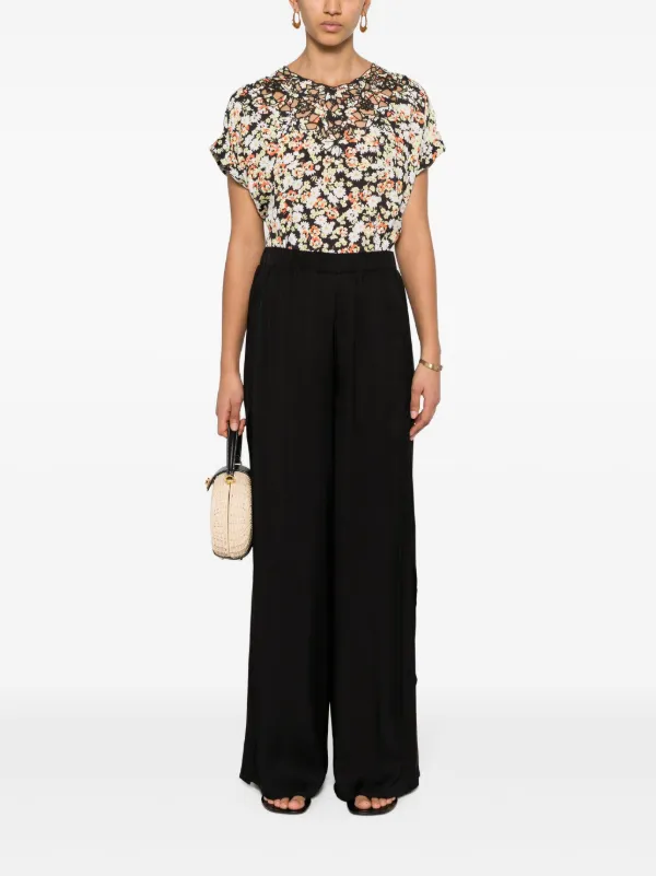 パンツ Federica Tosi Trousers Federica Tosi Pantaloni a Gamba Ampia | Bianco | FARFETCH IT