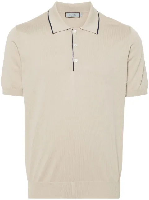 Canali Klassisches Poloshirt