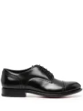 Santoni patent leather Oxford shoes - Black