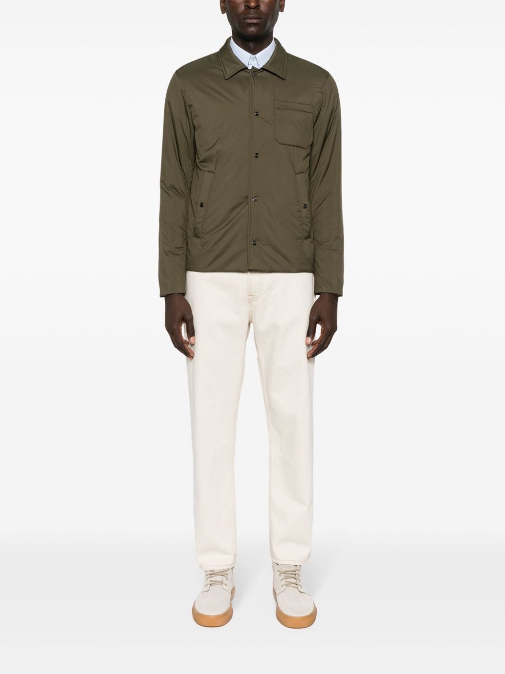 Herno lightweight padded jacket - Groen