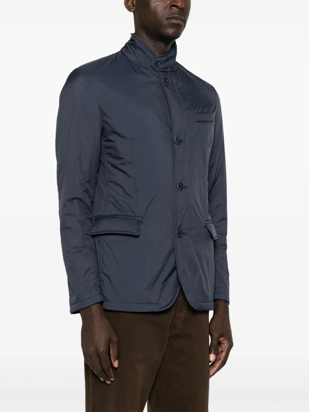 Shop Herno Lightweight Padded Jacket In Braun