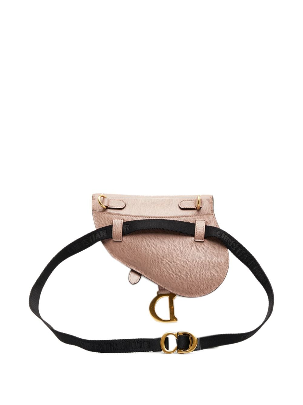Christian Dior Pre-Owned 2019 pre-owned Saddle belt bag - Beige
