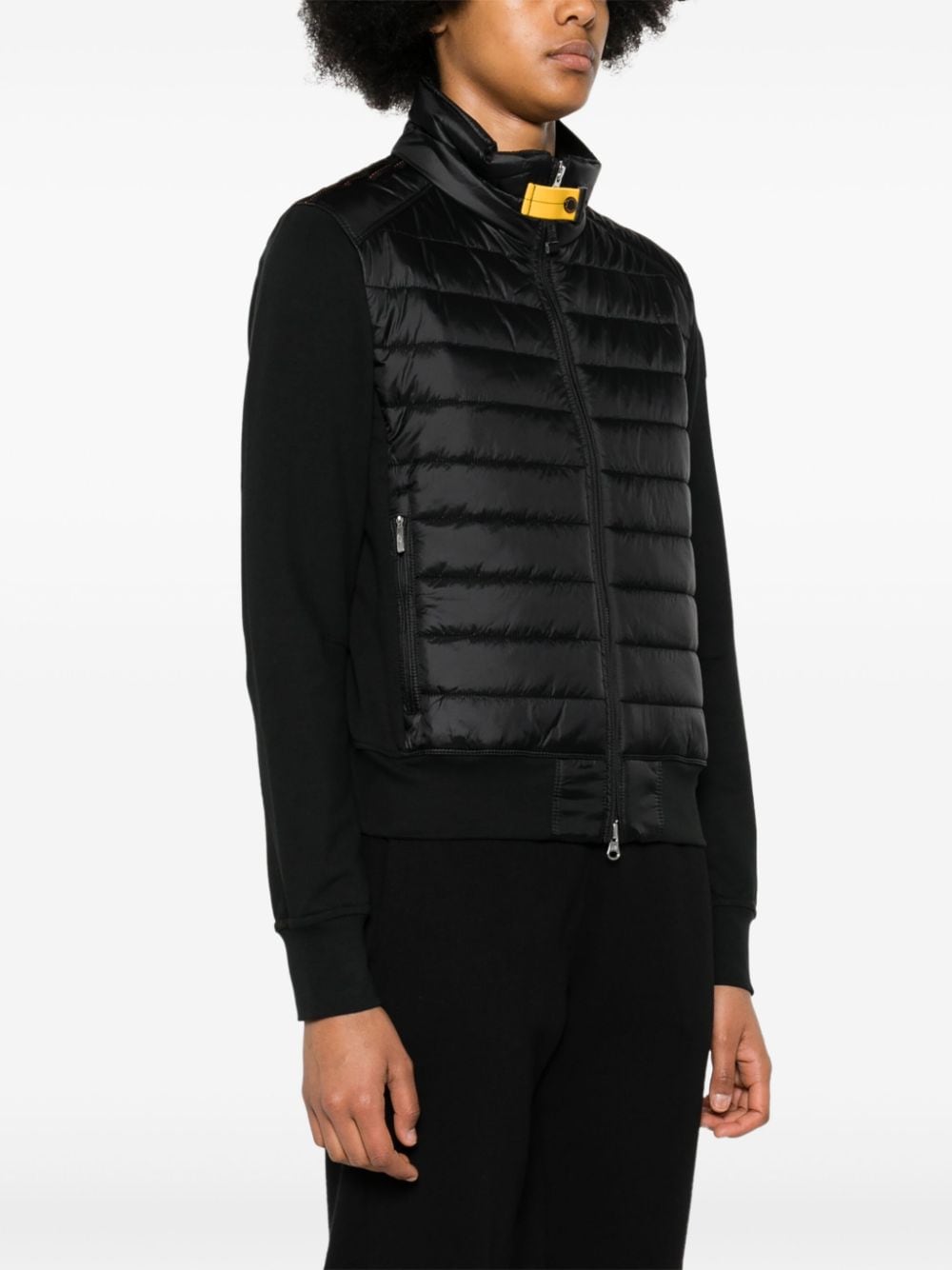 Shop Parajumpers Rosy Panelled-design Jacket In Black