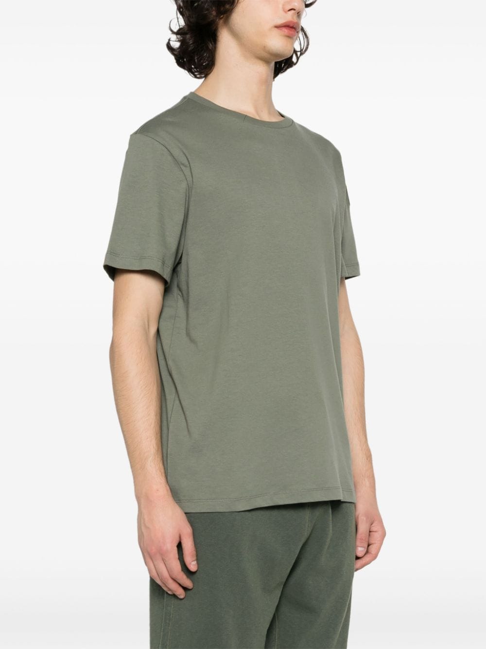 Shop Parajumpers Shispare Cotton T-shirt In Green