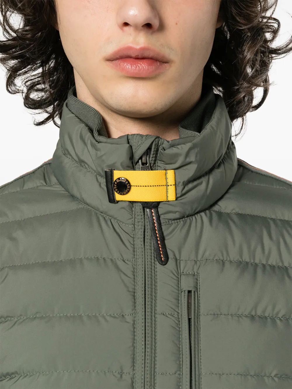 Shop Parajumpers Ugo Puffer Jacket In Green